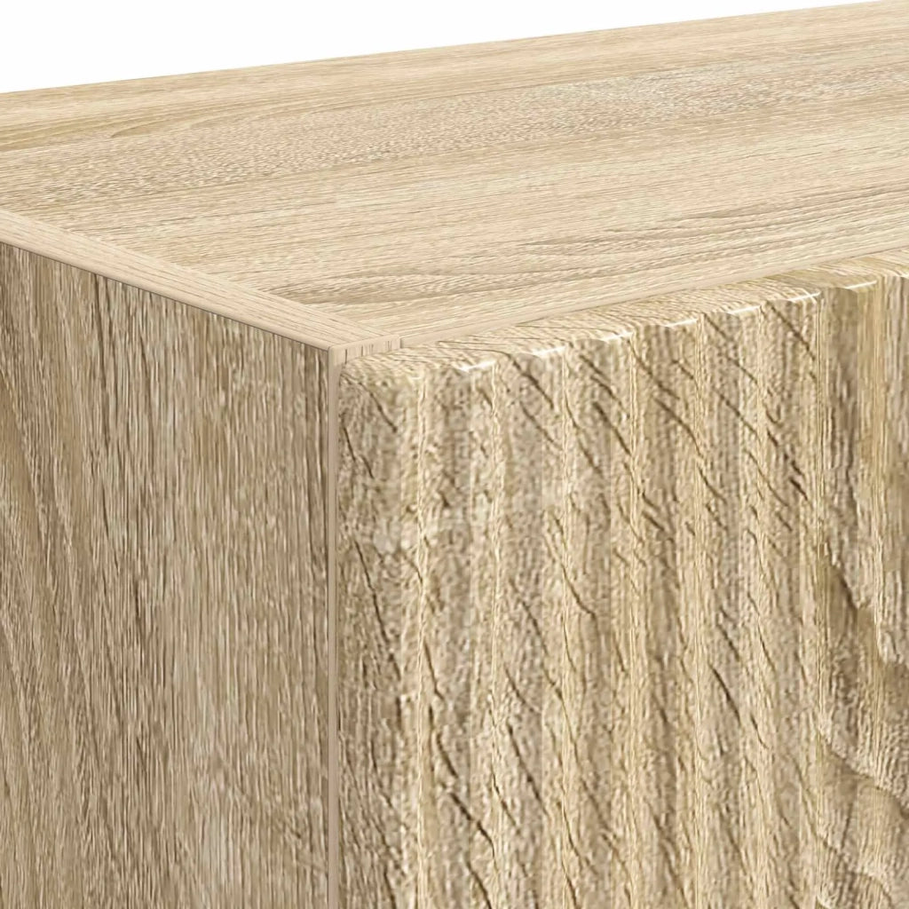 Mobile TV da parete 2 pcs Rovere Sonoma 59,5 x 31 x 40 cm 892334