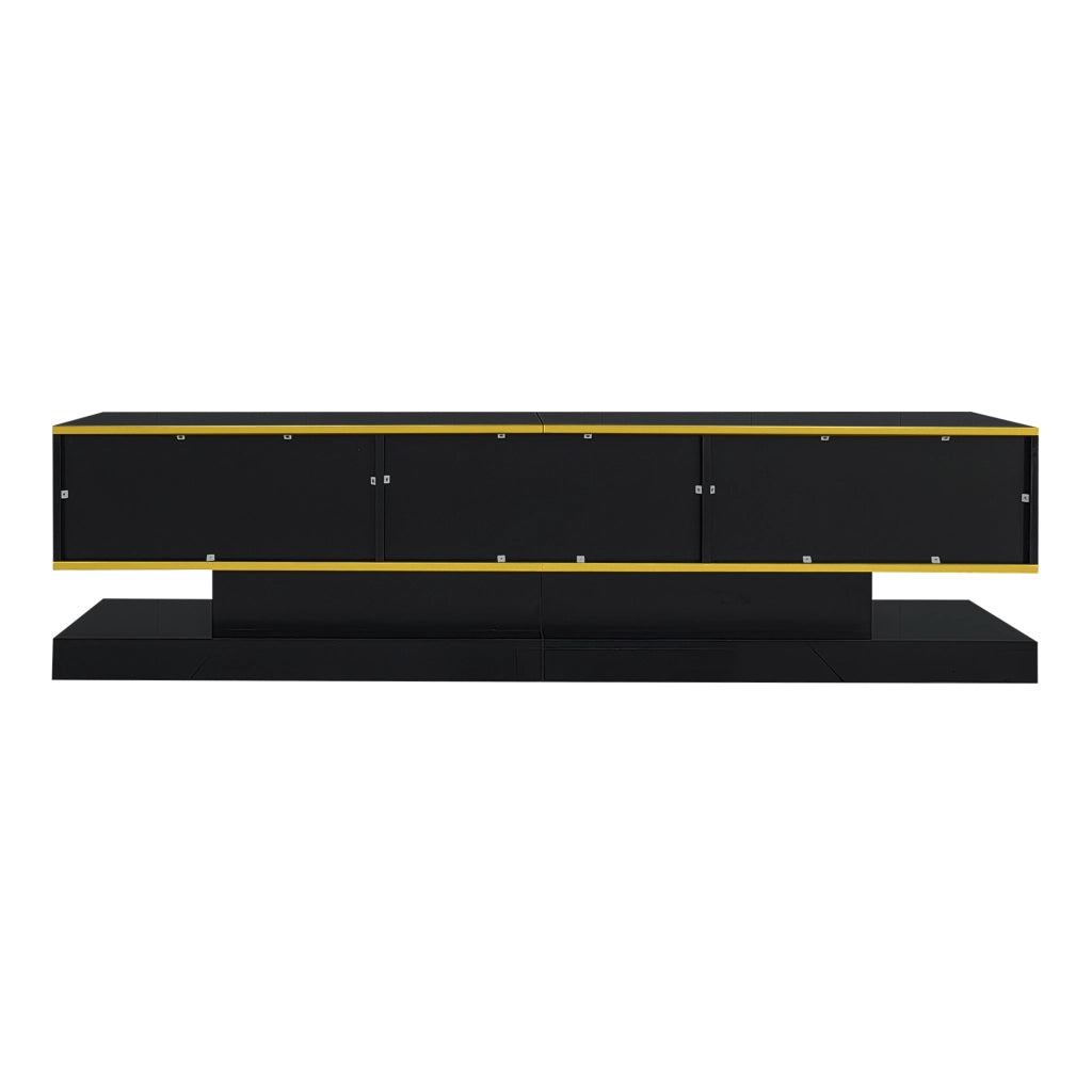 Mobile TV con LED e Cassetti ¨C MINIMAL ¨C Bianco Lucido 180x38x45 cm