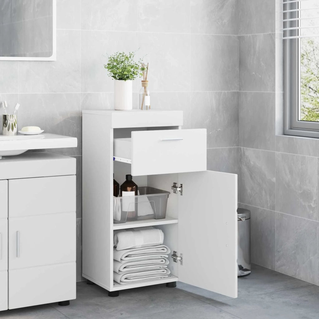 Set di Armadi da Bagno TULUM Bianco 37 x 31,5 x 82 cm 880341
