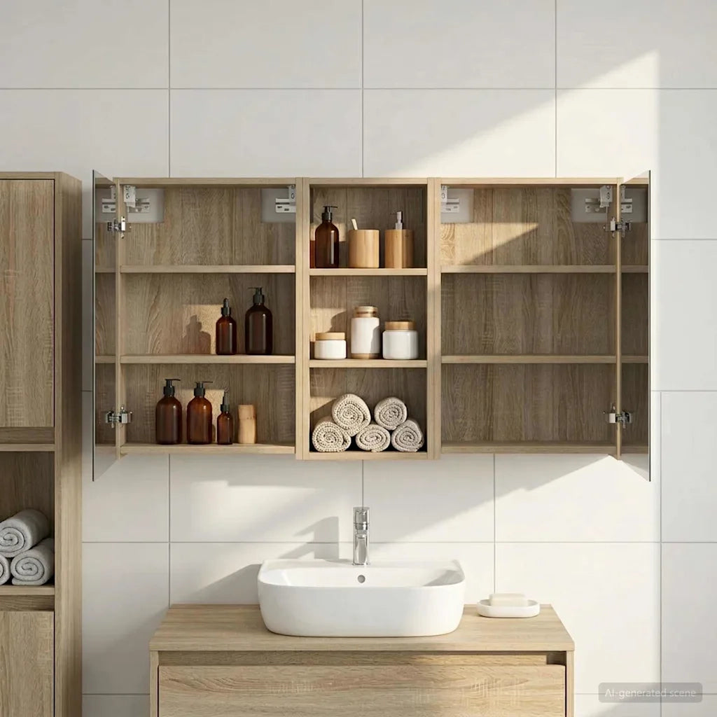 Set di Armadi da Bagno 3 pcs 116 x 16 x 62,5 cm 3403810