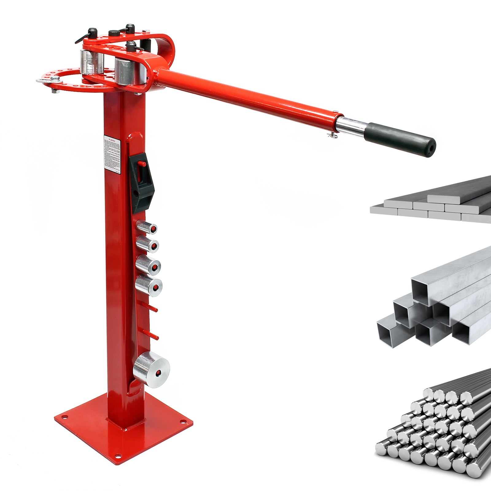 Piegatrice con base Curvaferri Piegaferri per acciaio tondo piatto quadrato