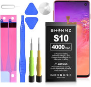 Accu per Galaxy S10 - 4000mAh Batteria di Ricambio - Incluso Kit di Accessori - Adatto per Galaxy S10 modelli - Soluzione ideale per la sostituzione della batteria.