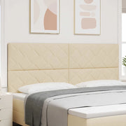 Testiera Crema 200 cm Tessuto 3337956