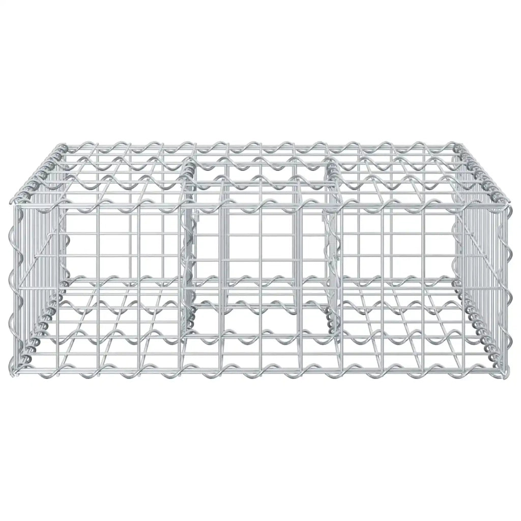 Letto rialzato in gabbione Argento CFW4943831
