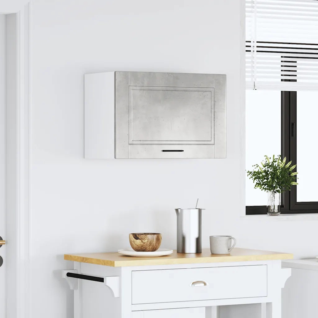 Pensile da Cucina Porto Grigio Cemento in Legno Multistrato