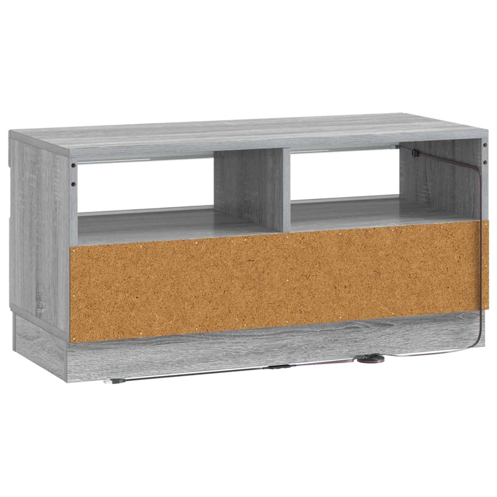Mobile TV LED Sonoma grigio Legno ingegnerizzato 897441