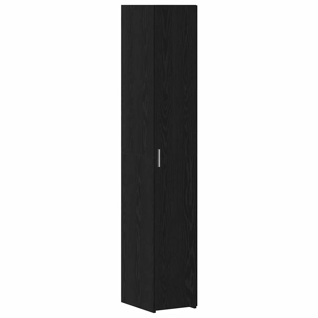 Credenza 2 pcs Rovere Nero 30 x 42,5 x 185 cm 3365578