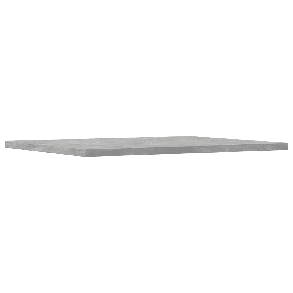 Ripiani per Libreria 8pz Grigio Cemento 40x50x1,5cm Multistrato 805195