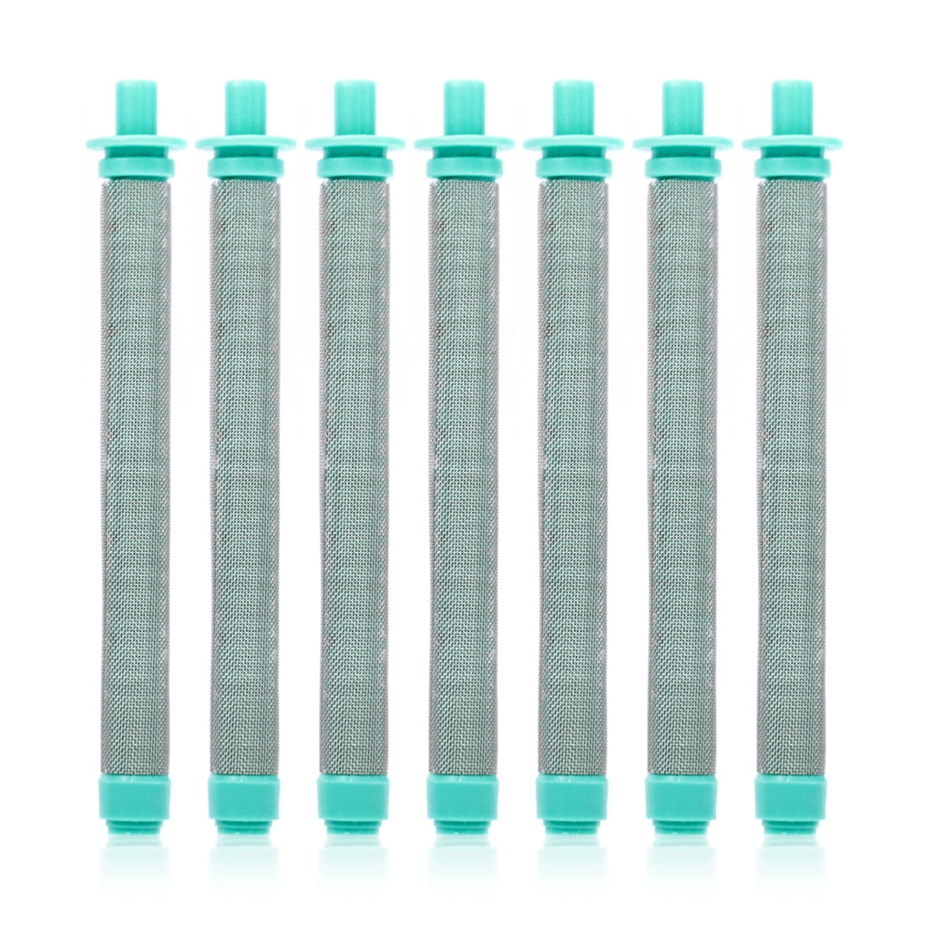 Filtro Paletta 30 Mesh Verde per Spruzzatore Airless di Verniciatura – Set 7 Pezzi