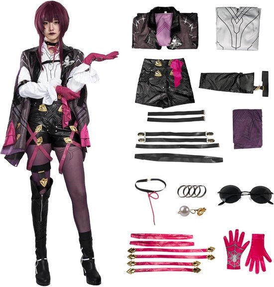 Costumi da Anime per Donne in Poliestere Blu
