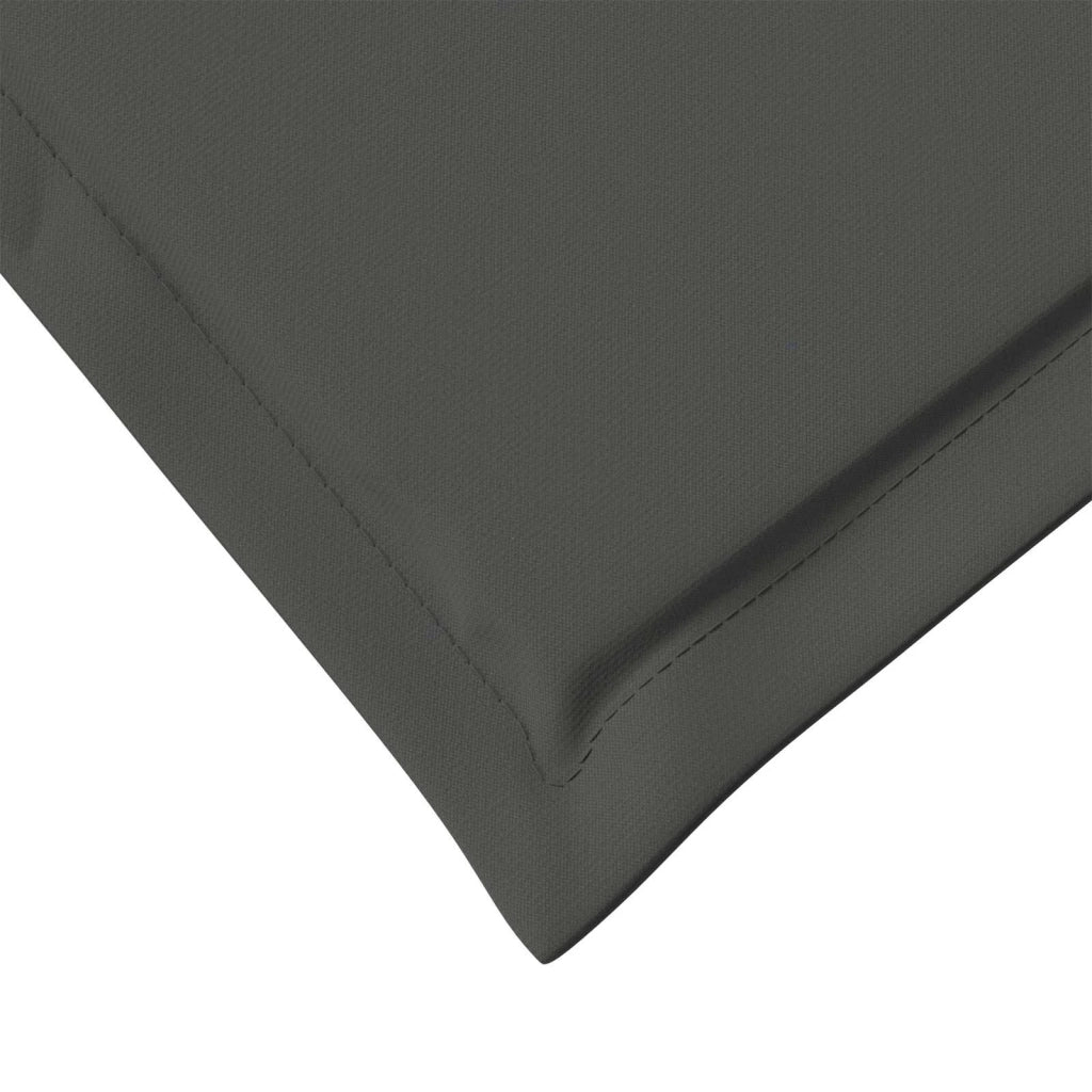 Cuscini per Seduta e Schienale 2 pz | Cuscini per sedie Antracite 47 x 45 x 2 cm