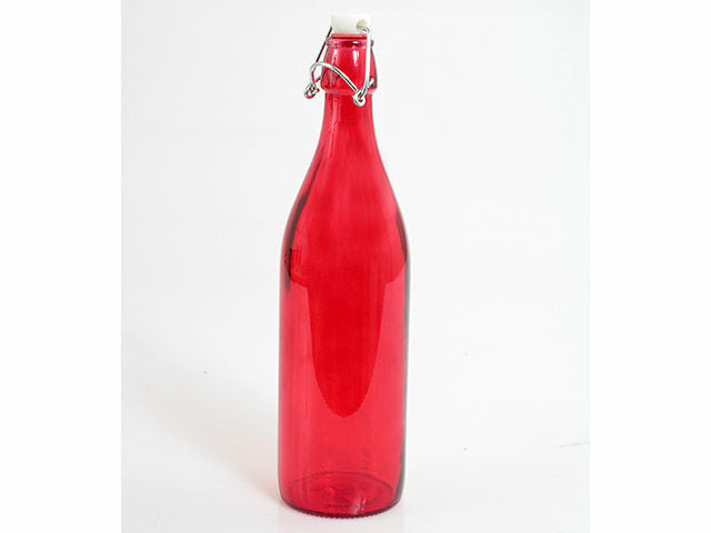 Bormioli Bottiglia Giara Rosso 1 Litro con Tappo