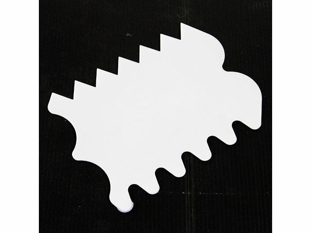 6 Raschietto Pettine in plastica