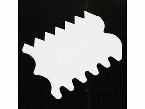 6 Raschietto Pettine in plastica