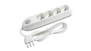 bticino Poker prolunghe e multiple 1,5 m 4 presa(e) AC Interno Bianco