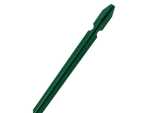 paletto per recinzioni plastificato verde h cm. 225 mm.35x35x3,5 cod:ferx.vit51004