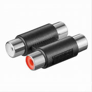 Trade Shop - Connettore Adattatore Accoppiatore Audio Stereo 2 X Rca A 2 X Rca Femmina C-048 -