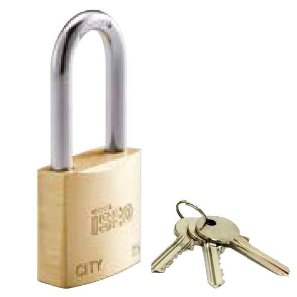 Iseo Lucchetto Ottone 40mm Arco Medio Ka City