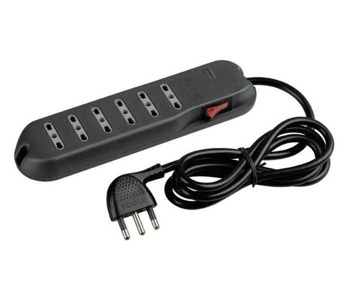 bticino 3631GB prolunghe e multiple 6 presa(e) AC Nero