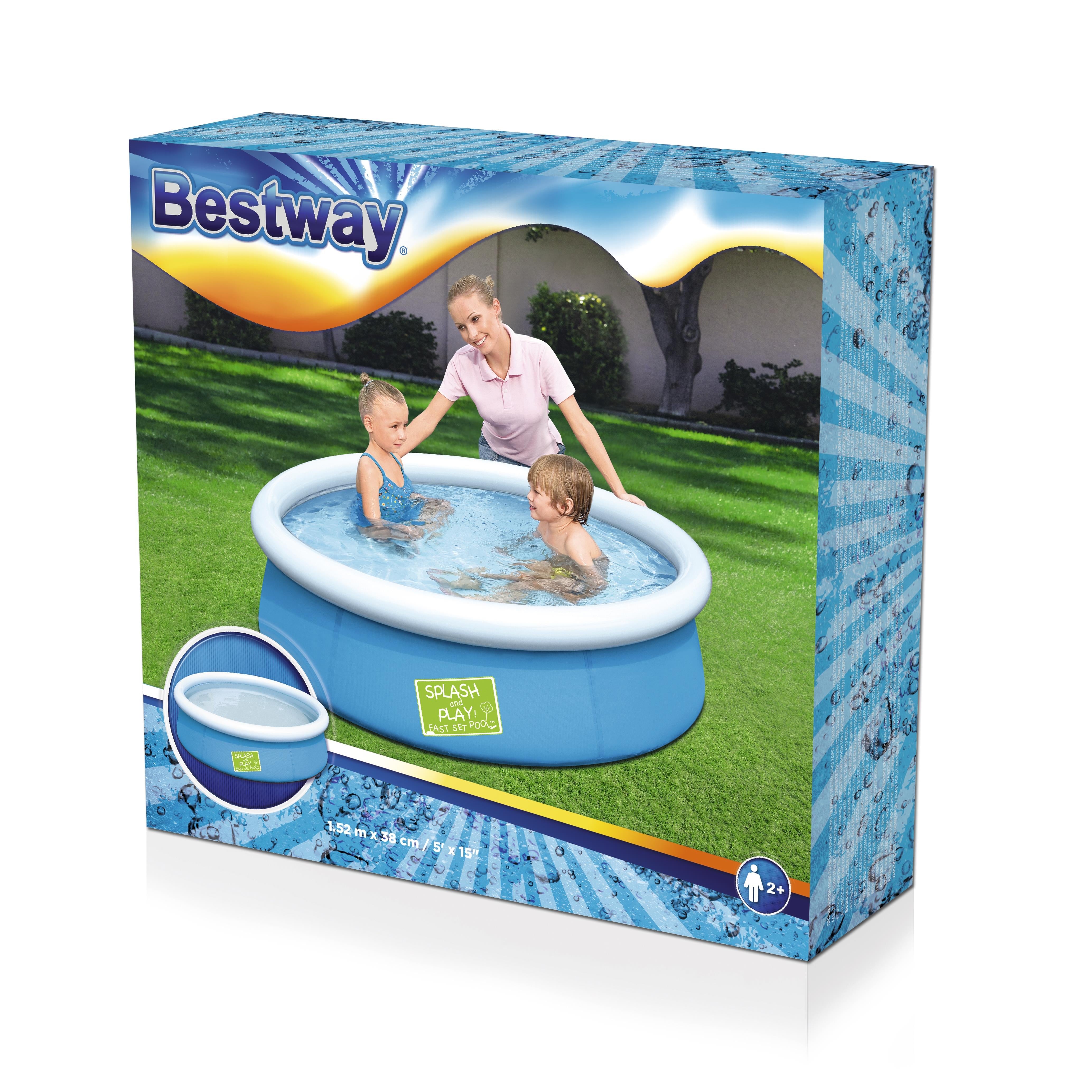 Bestway Fast Set 57241 piscina fuori terra Piscina gonfiabile 477 L Blu, Verde, Arancione