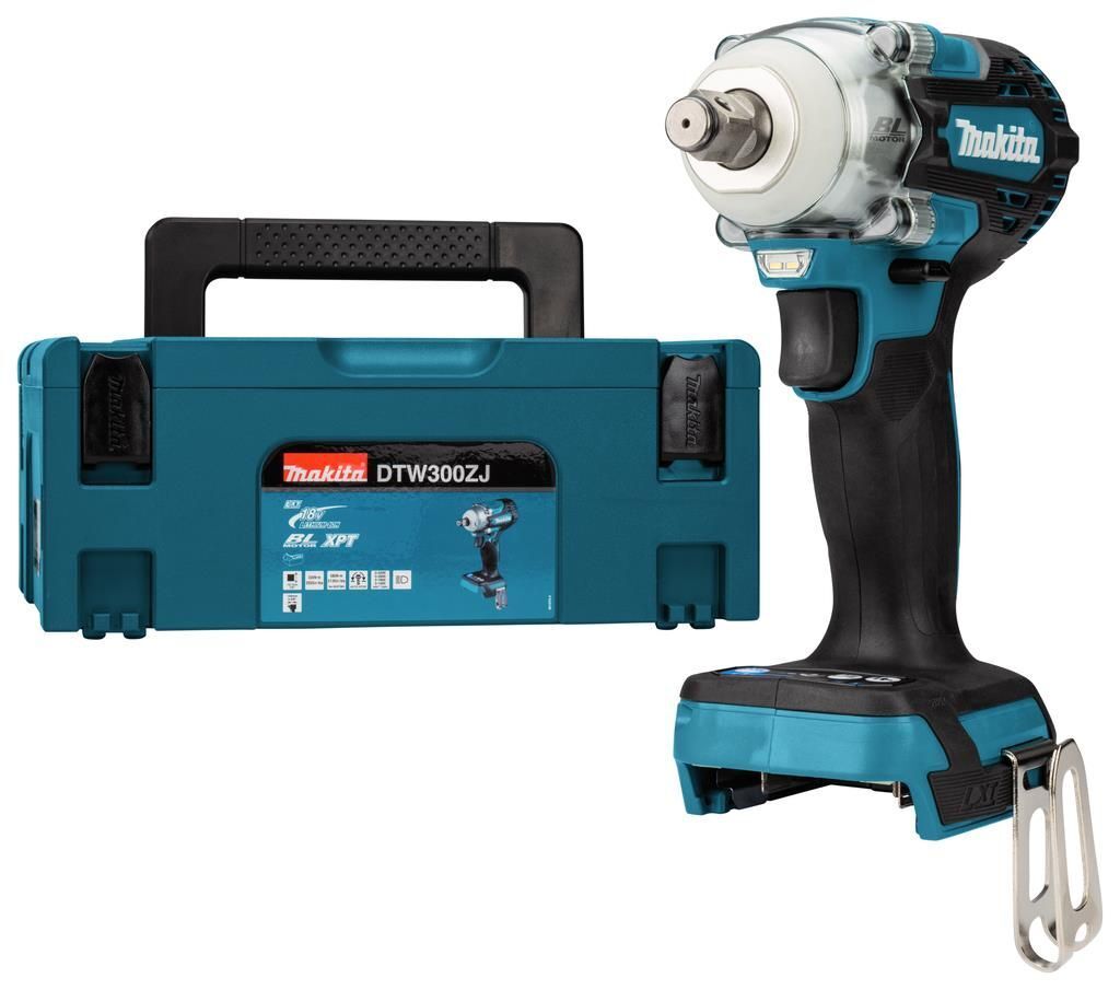 Makita DTW300ZJ Akku-Schlagschrauber 3200 Giri/min Nero, Blu, Grigio
