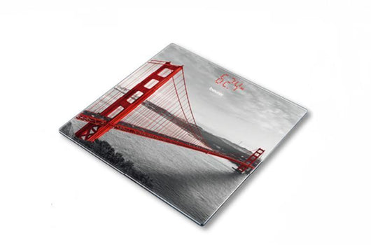 Beurer GS 215 San Francisco Bilancia in Vetro con Display LED Magic