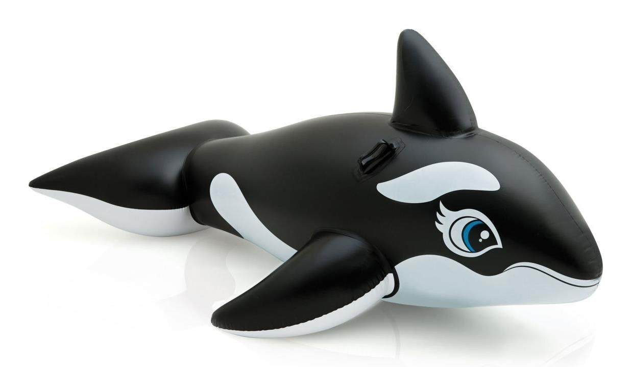 Intex 58561 galleggiante da piscina e da spiaggia Nero, Bianco Vinile Gonfiabile cavalcabile