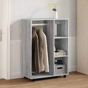 Armadio Grigio Sonoma 80x40x110 cm in Legno Multistratocod mxl 118725