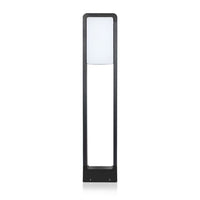 Lampada da bollard a LED da 10 W Samsung Chip Black Body IP65 3000K