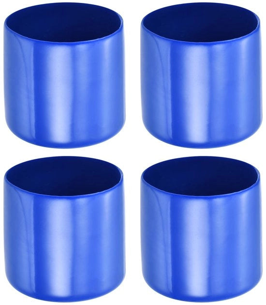 Pacchetto di 4 Echappati in Gomma - Coperture per Bracciuoli di Sedia - Diametro Interno 50mm - Resistenti alle Sollecitazioni - Anticorrosione