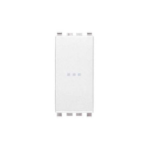 20113.B Invertitore 1P 16Ax Assiale Bianco Eikon