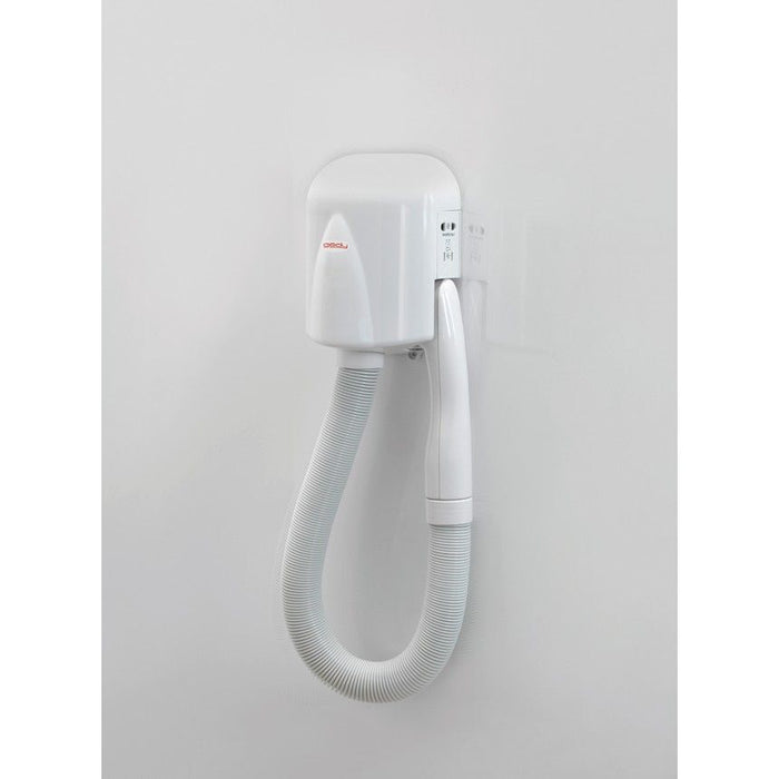 Gedy Asciugacapelli Bianco Resina 50,6x14,6x9,5 Cm