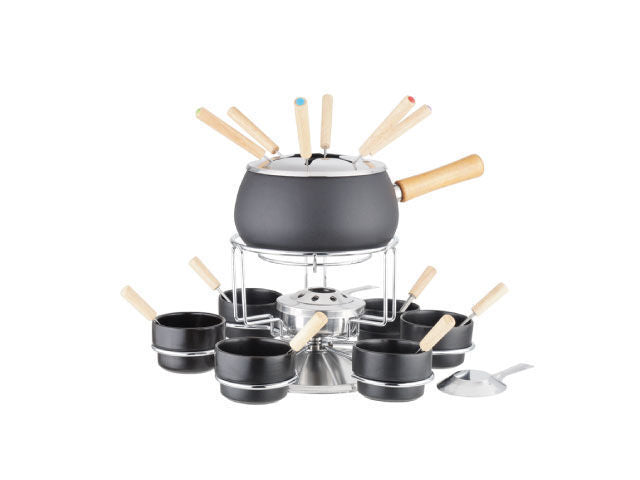 Eva Fonduta Smalto Nero Opaco 23 Pezzi