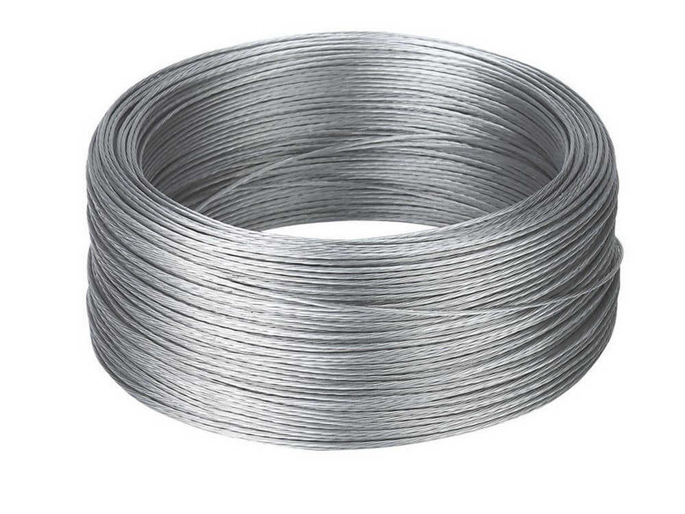filo elettrificato per recinto in acciaio zincato intrecciato mt. 200 ï mm. cod:ferx.vit48085