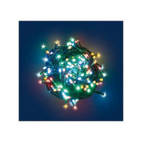 Luci Di Natale Catena Lineare 240 Led Multicolore 9,55mt con 7 giochi luce