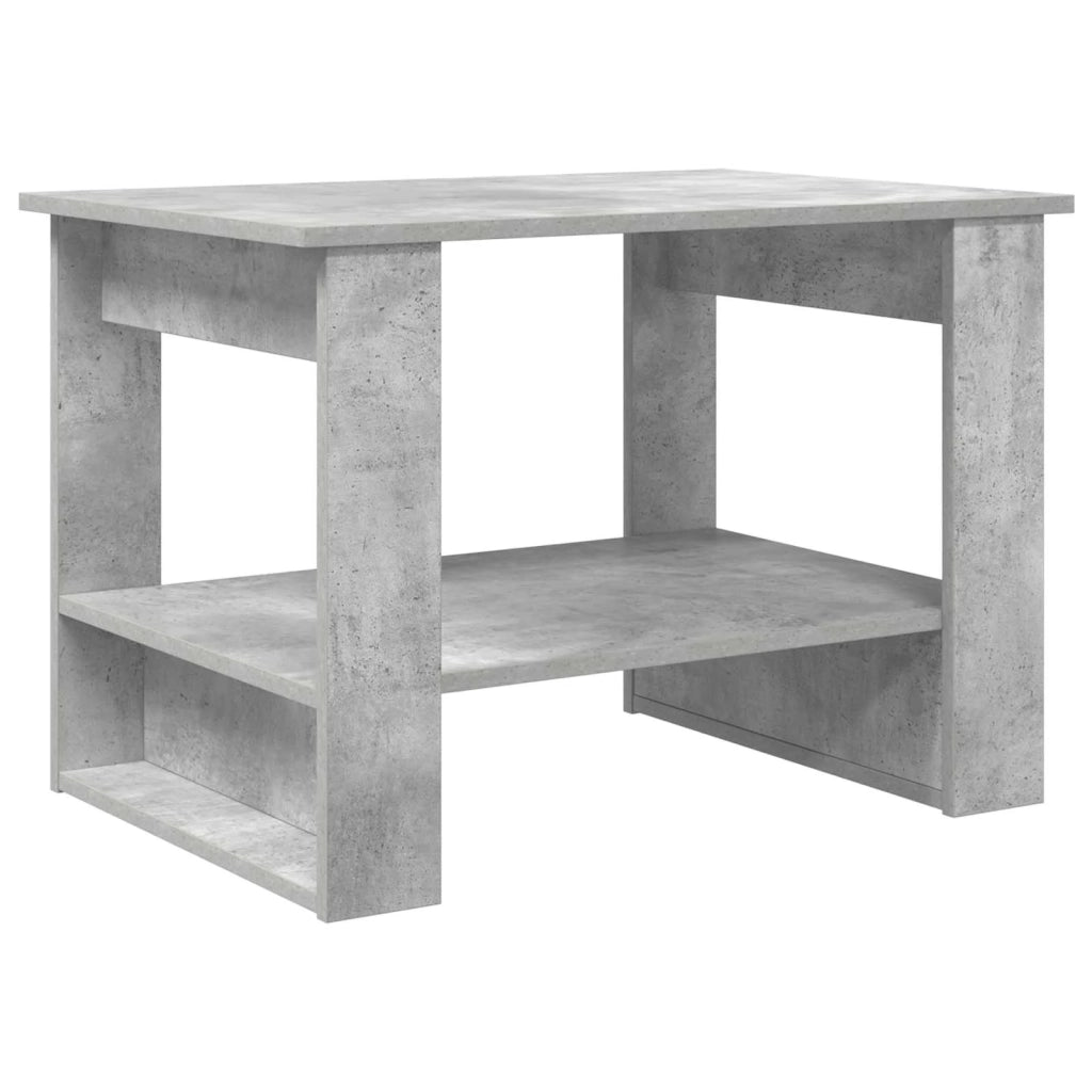 Tavolino da salotto Grigio cemento 72 x 50 x 50 cm