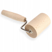Mattarello per pizza KADAX Kitchen con manico in legno, piccolo, mobile, 17 cm
