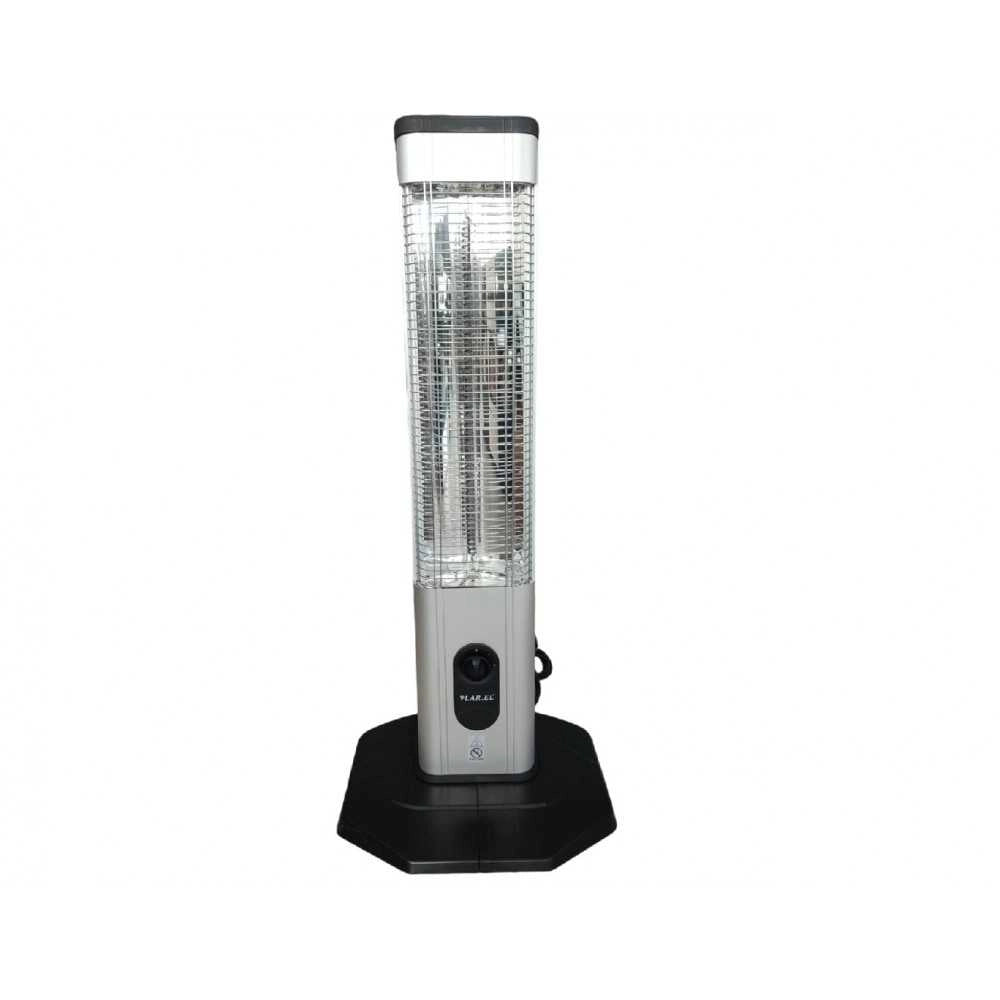 STUFETTA stufa ELETTRICA AL CARBONIO A TORRETTA 2000 W - COLORE SILVER - Larel