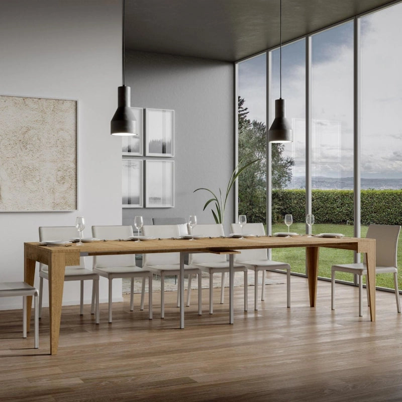 Consolle allungabile 90x42/302 cm Isotta - Quercia Natura
