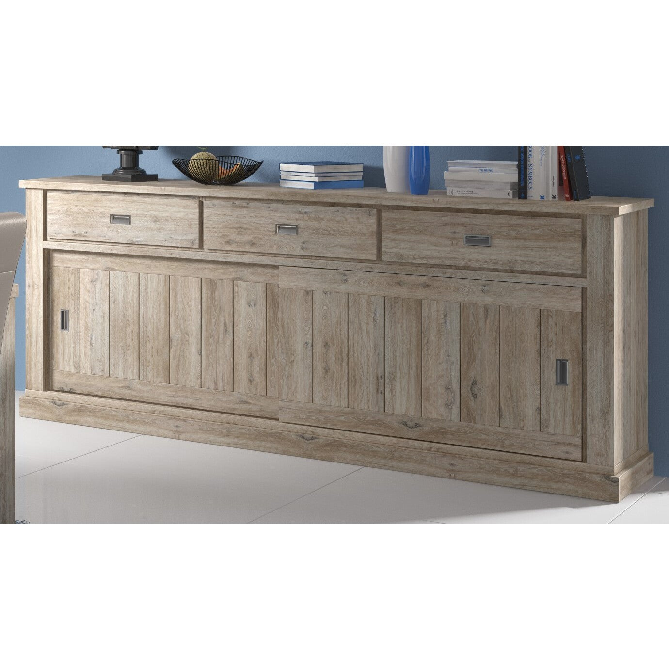 MADIA ANTHONY 220X50XH95CM PINO / WOTAN