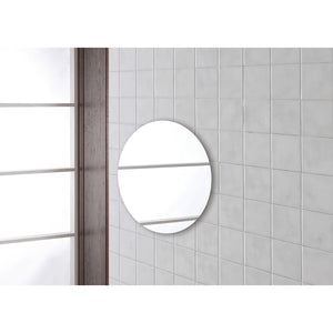 SPECCHIO BASIC D.80CM TONDO FILO LUCIDO.