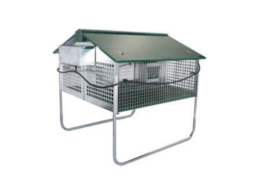 Conigliera Nature 200420 Ropet da esterno due scomparti ingrasso 105x123x110cm