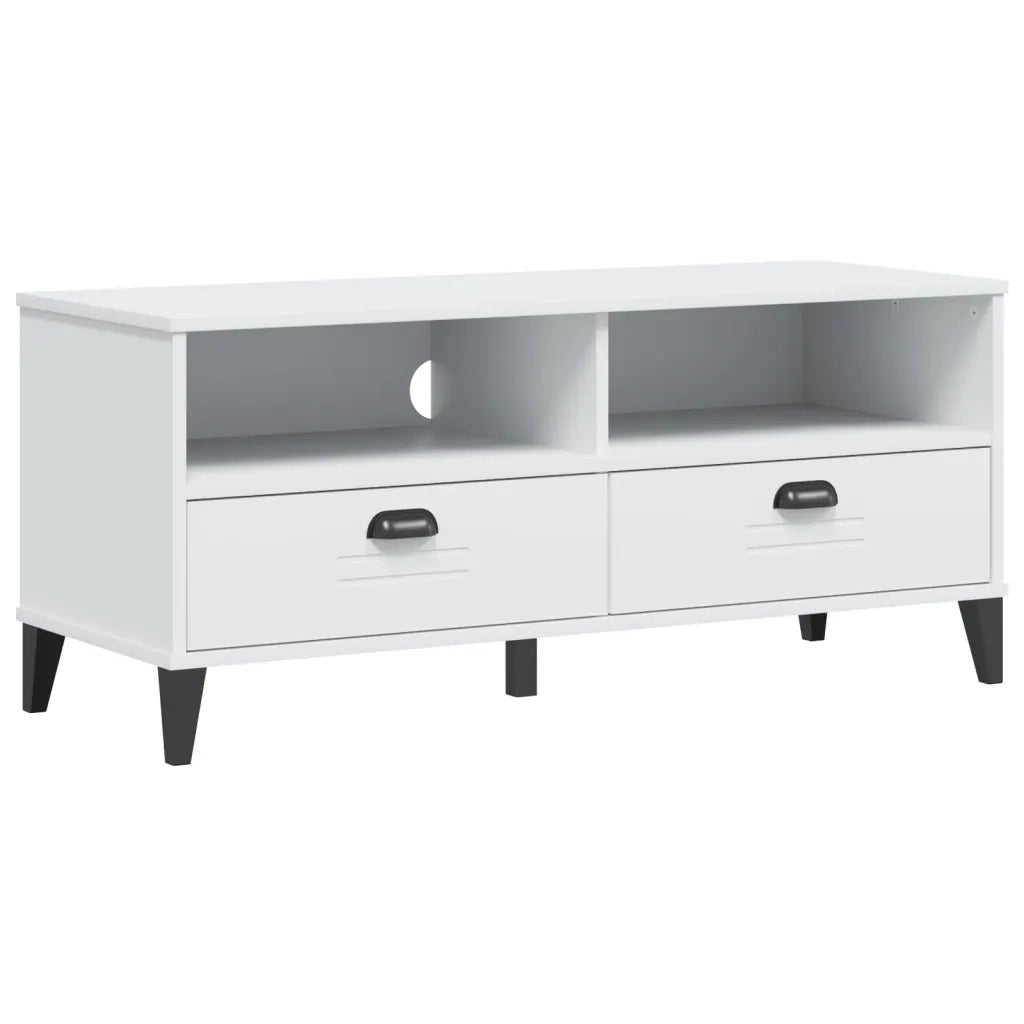 Mobile TV-Credenza per TV-Console TV VIKEN Bianco in Legno Multistrato