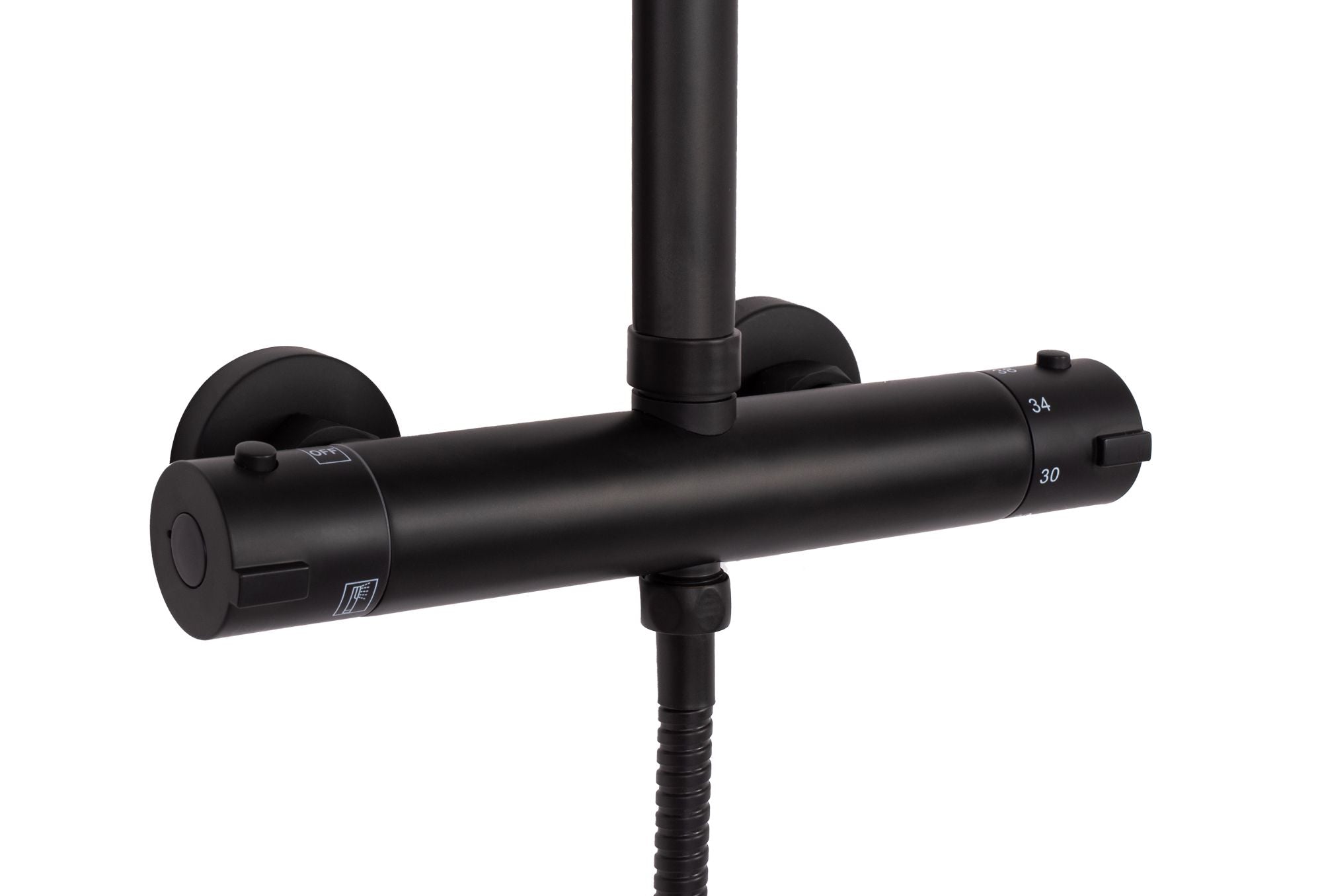 Set Doccia Da Incasso Rea Tom Black