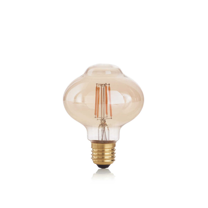 10 Lampadine Led Bolla E27 4 Watt 2200 K 380 Lm Vintage Ambra
