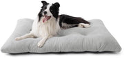 Hondenbed XL con Cuscino Calmante con Fondoscalo Antiscivolo, Matrimoniale per Grossi Animali Domestici, Grigio chiaro, 104 x 69 x 8 cm