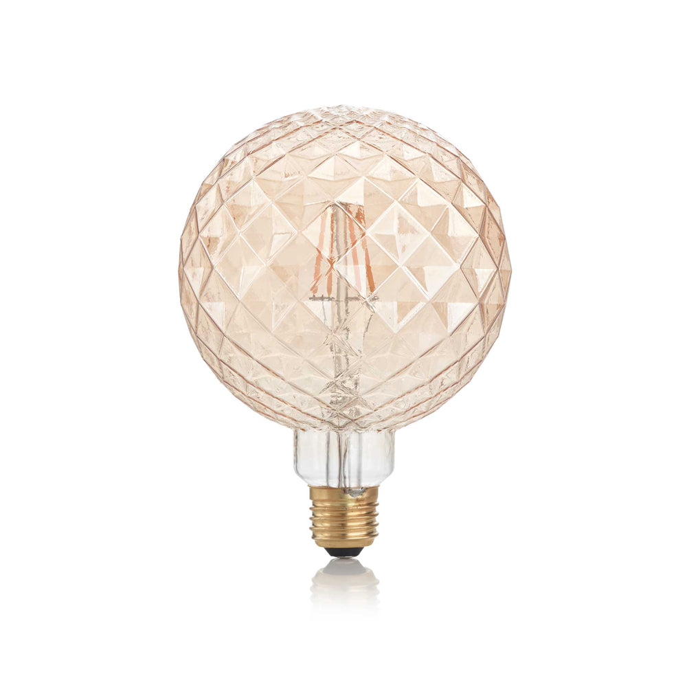 10 Lampadine Led Pearl E27 4 Watt 2200 K 380 Lm Vintage Ambra