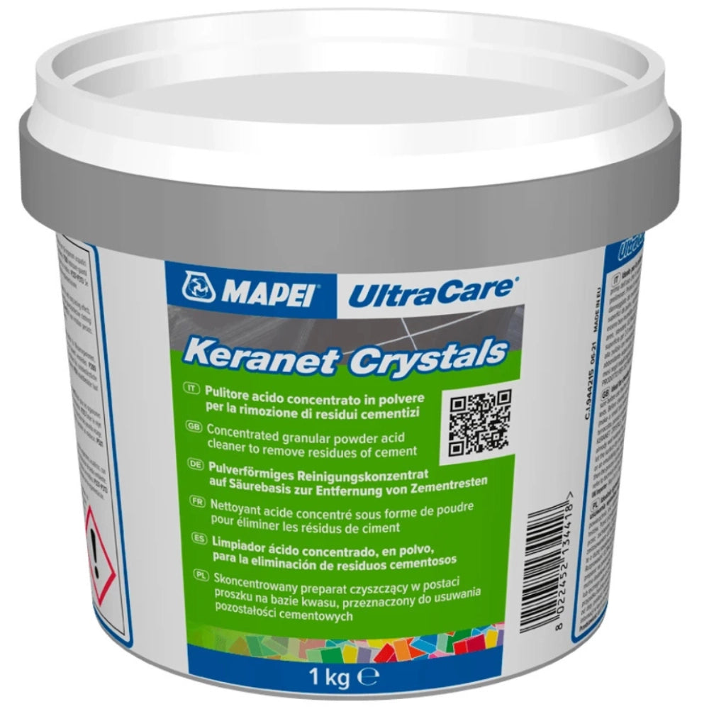 Pulitore acido concentrato polvere residui cementizi keranet crystals 1 kg