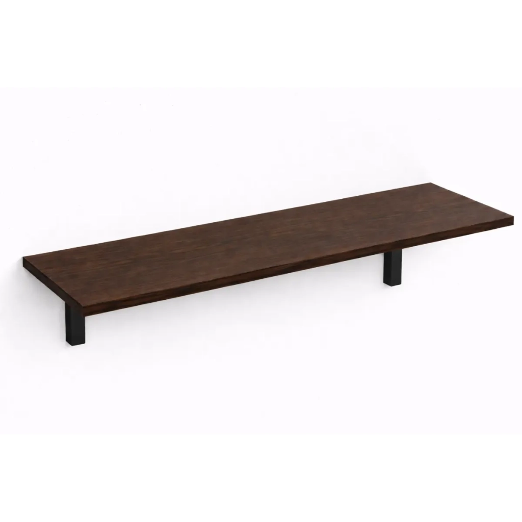Mensola da Muro da appoggio in Legno nobilitato spessore 1,8 cm in colore Wenge 90x60 cm