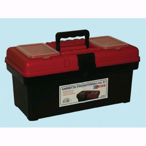 Cassette portautensili Brixo in plastica con portaminuterie 41x21x20cm